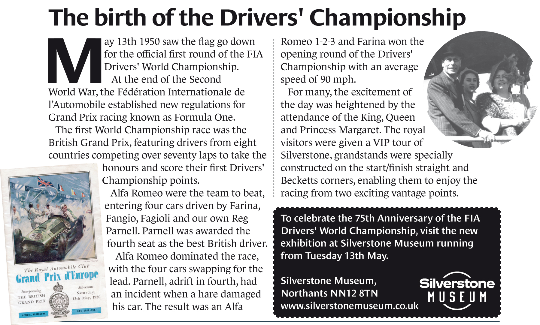 Silverstone Museum AprMay25